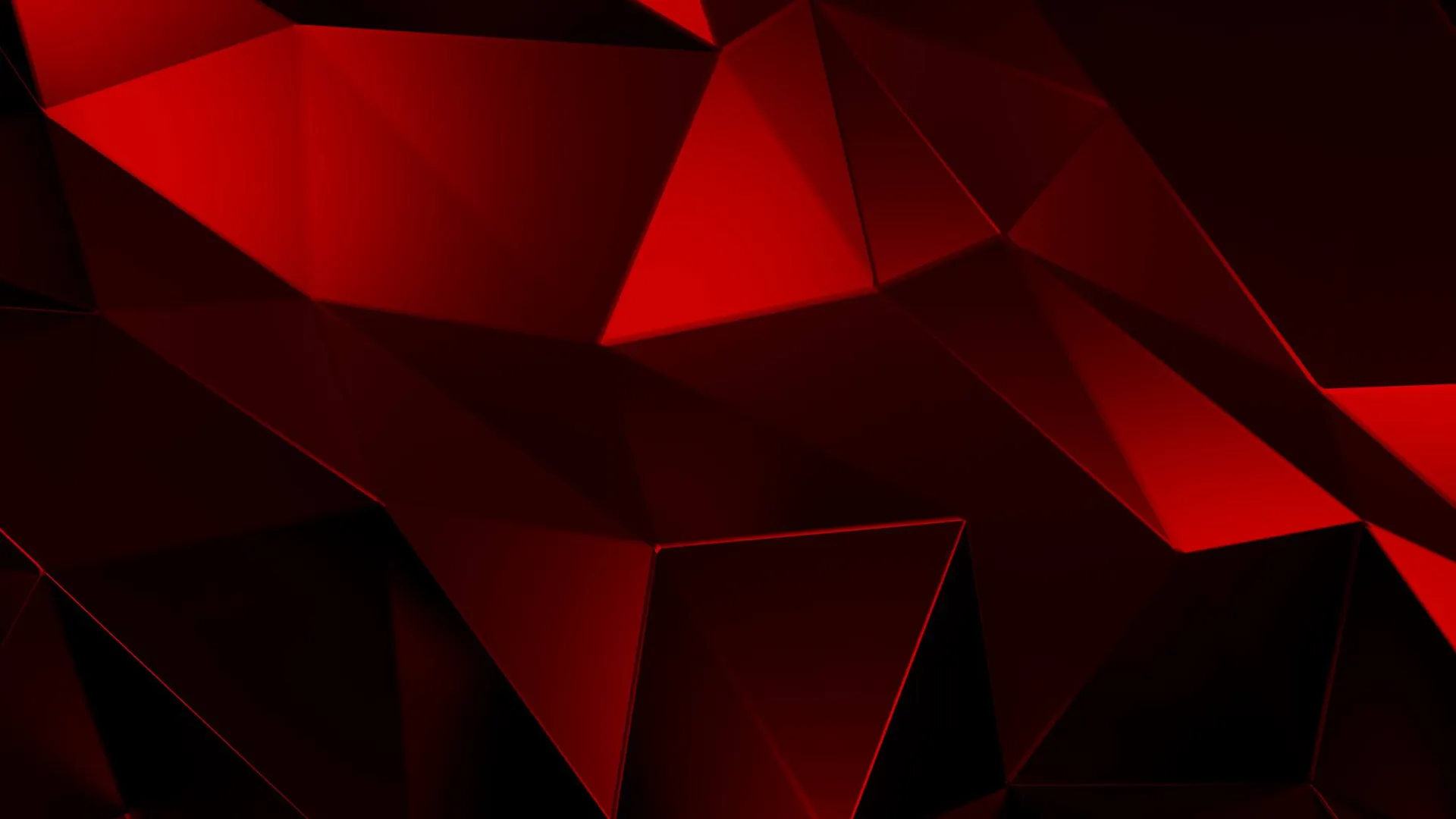 triangles, red, blender