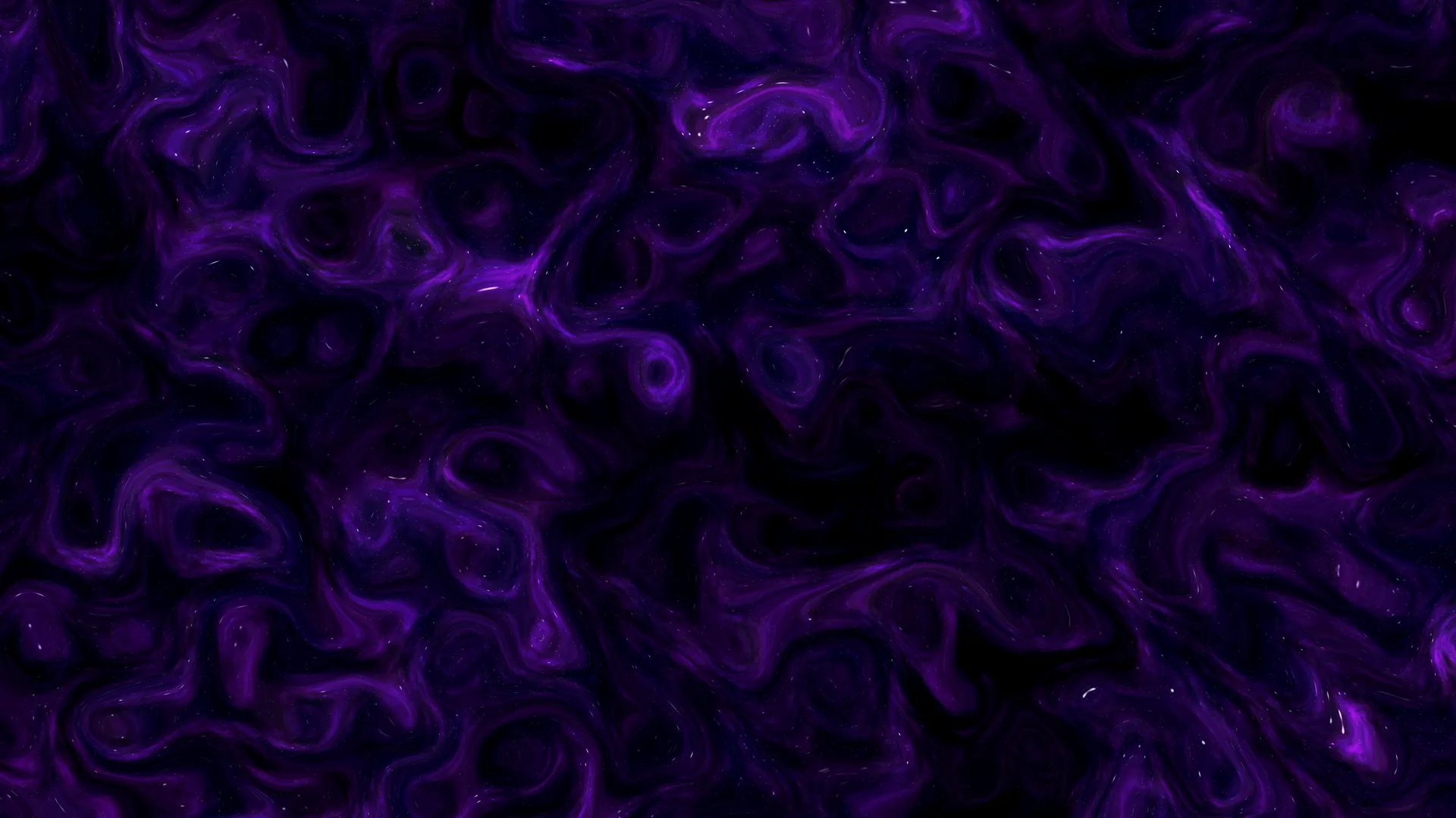 fluid, vortices, sky, stars, purple